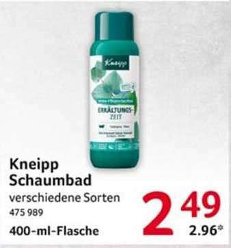 Kneipp SchaumBad - verschiedene Sorten