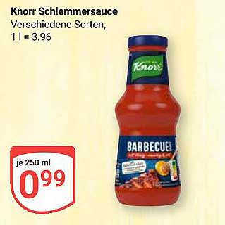Knorr Schlemmerzsauce - Barbecue 250 ml