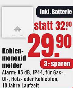 Kohlenmonoxidmelder