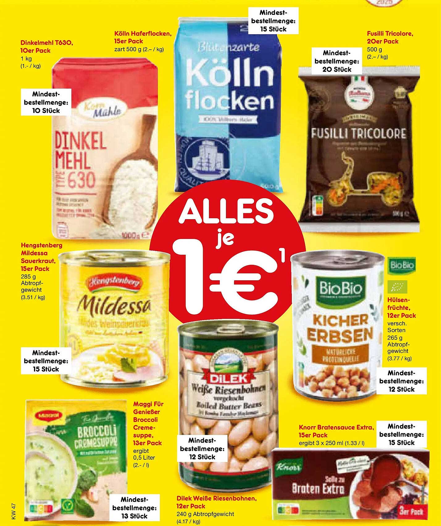 Kölln Haferflocken, 15er Pack