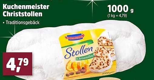 Kuchenmeister Christstollen 1000 g - Traditionsgebäck