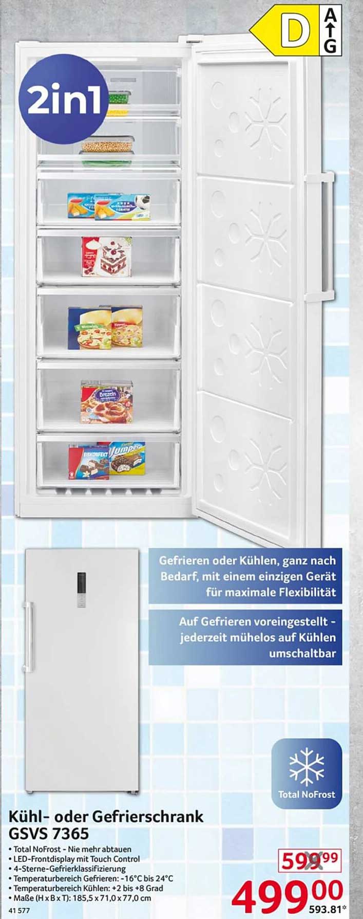 Kühl- oder Gefrierschrank GSVS 7365