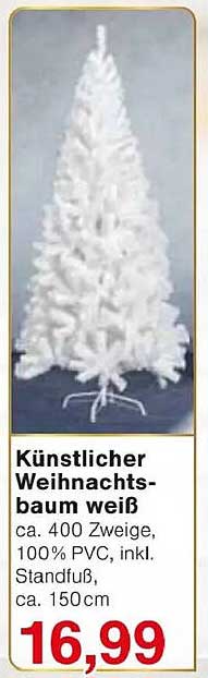 Künstlicher Weihnachtsbaum weiß