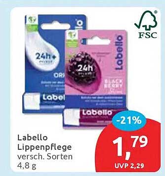 Labello Lippenpflege - Verschiedene Sorten 4,8 g