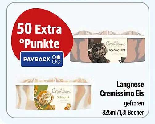 Langnese Cremissimo Eis - Schokolade & Walnuss