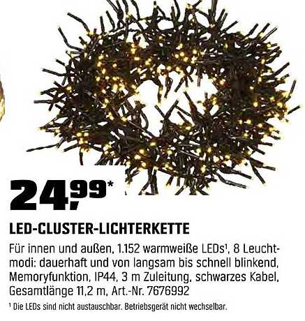 LED-Cluster-Lichterkette