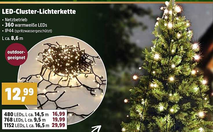 LED-Cluster-Lichterkette