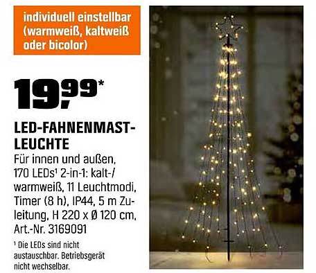 LED-FAHNENMAST-LEUCHTE