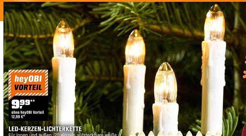 LED-Kerzen-Lichterkette