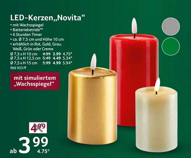 LED-Kerzen "Novita"