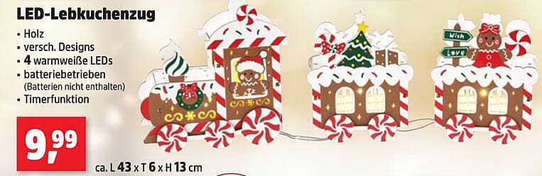 LED-Lebkuchenzug