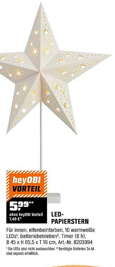 LED-PAPIERSTERN