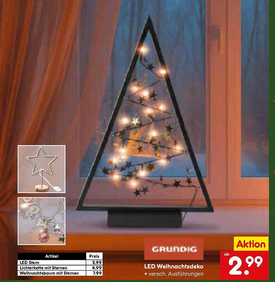 LED Weihnachtsdeko - verschiedene Ausführungen