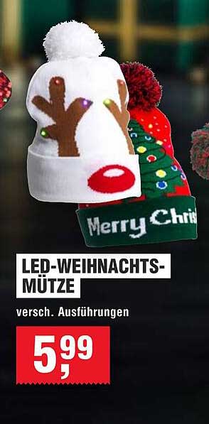 LED-Weihnachtsmütze
