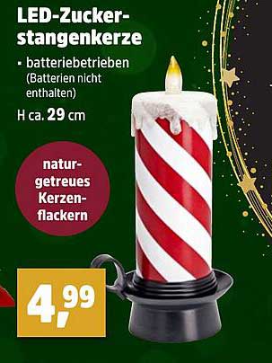 LED-Zucker-stangenkerze