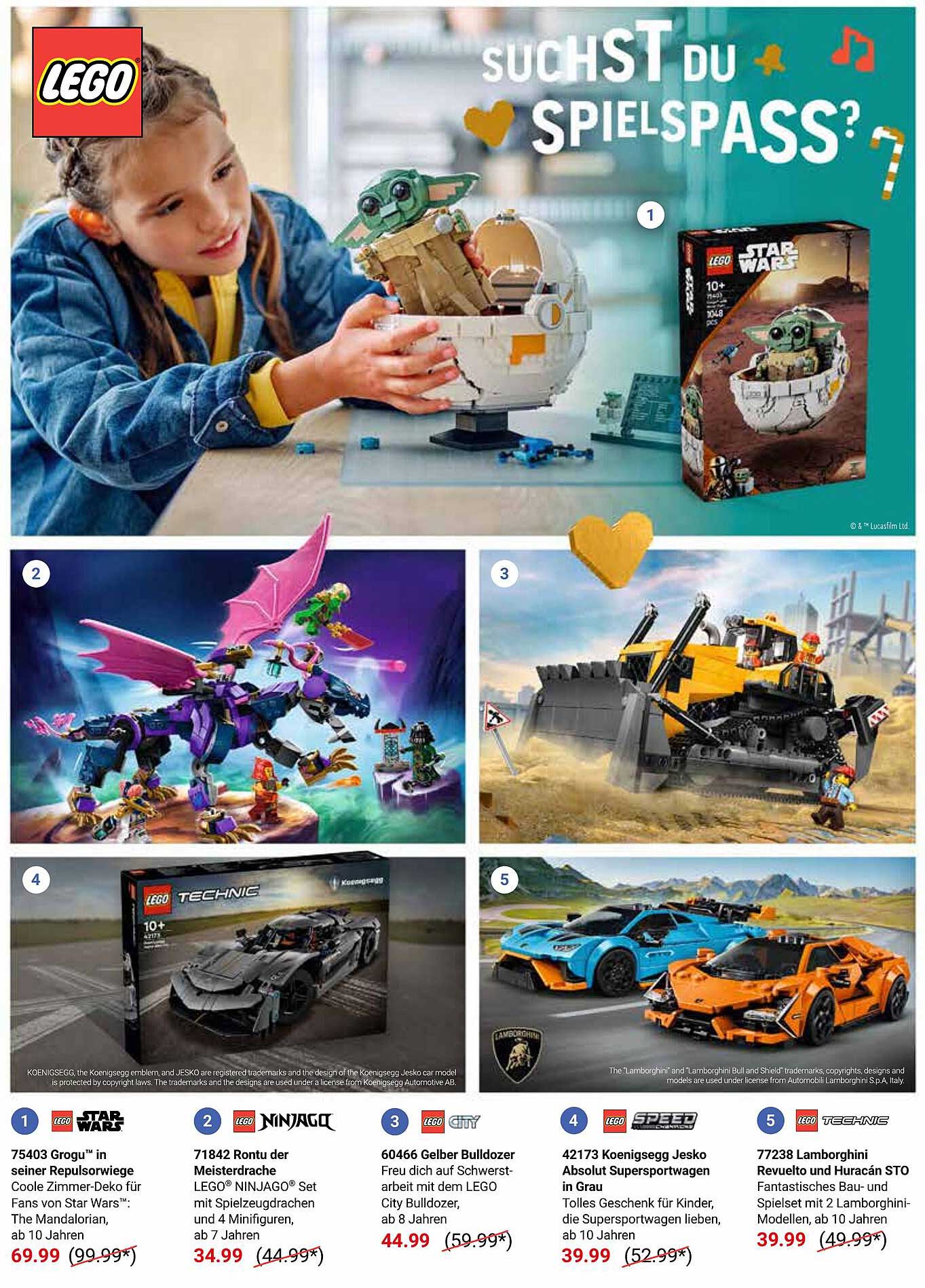 LEGO Grogu™ in seiner Repulsorliege – Coole Zimmer-Deko für Fans von Star Wars™: The Mandalorian, ab 10 Jahren