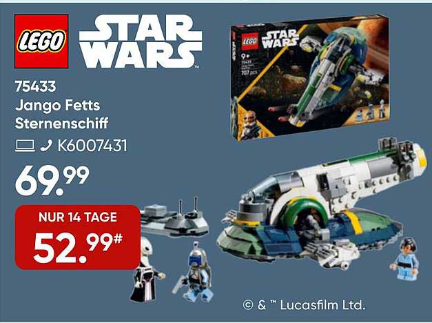 LEGO Star Wars 75433 Jango Fetts Sternenschiff