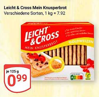 Leicht & Cross Mein Knusperbrot - Verschiedene Sorten