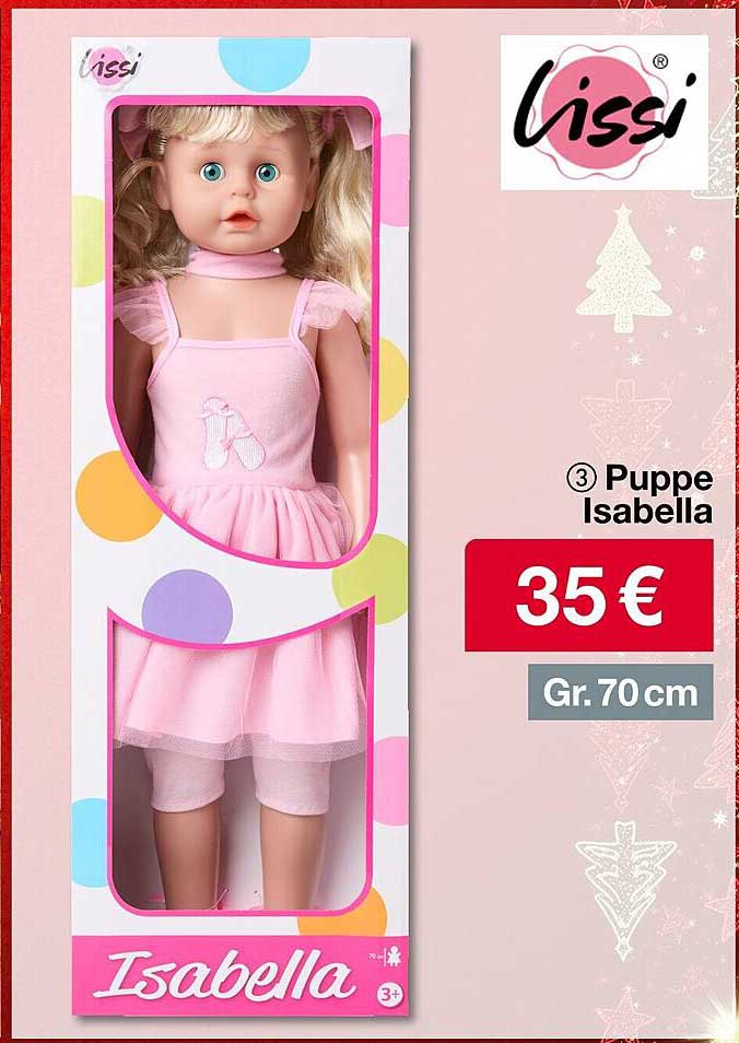 Lissi Puppe Isabella - Größe 70 cm