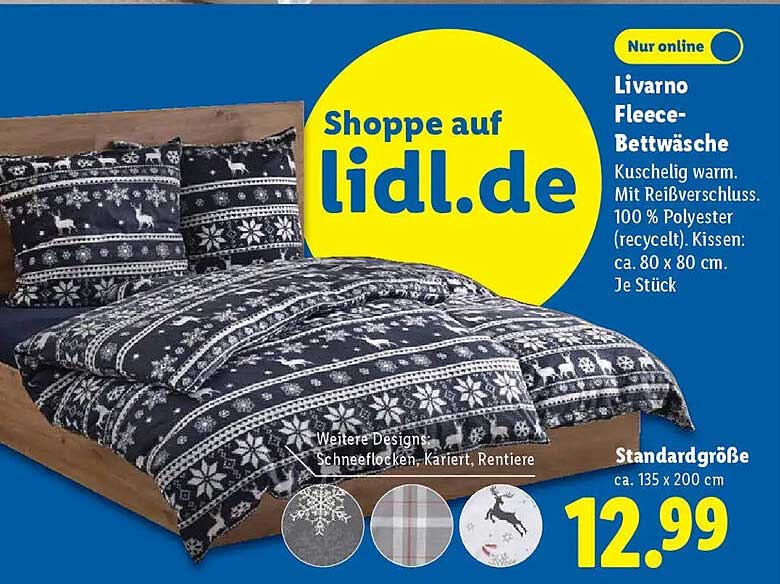 Livorno Fleece-Bettwäsche
