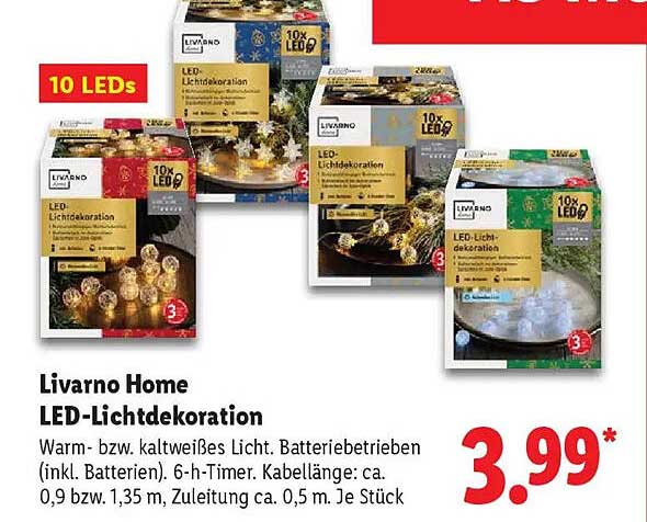 Livorno Home LED-Lichtdekoration
