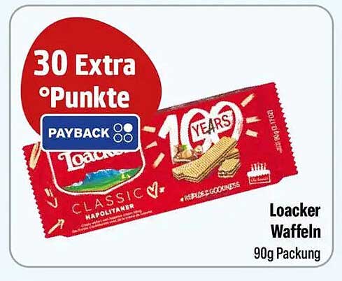 Loacker Waffeln 90g Packung