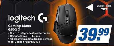 Logitech G502 X Gaming-Maus