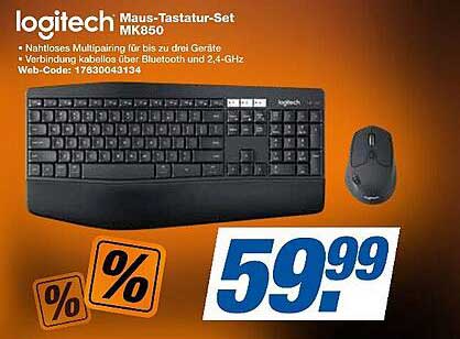 logitech Maus-Tastatur-Set MK850