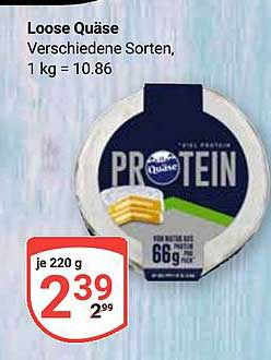 Loose Quäse Verschiedene Sorten, 220 g für nur 2,39 €