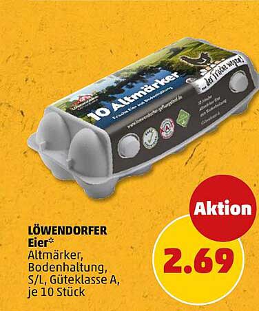 LÖWENDORFER Eier – 10 Stück, Güteklasse A