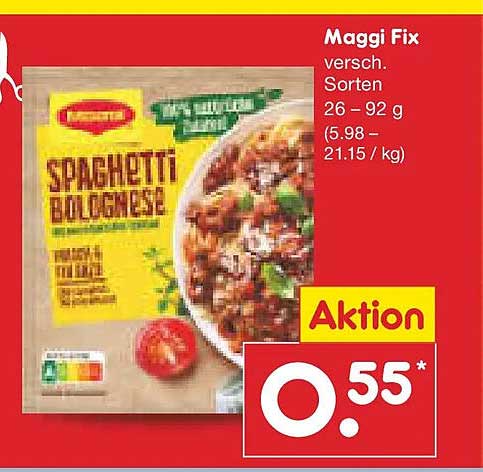 Maggi Fix Spaghetti Bolognese 26-92 g