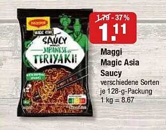 Maggi Magic Asia Saucy Teriyaki 128-g-Packung