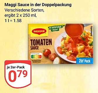 Maggi Sauce in der Doppelpackung
