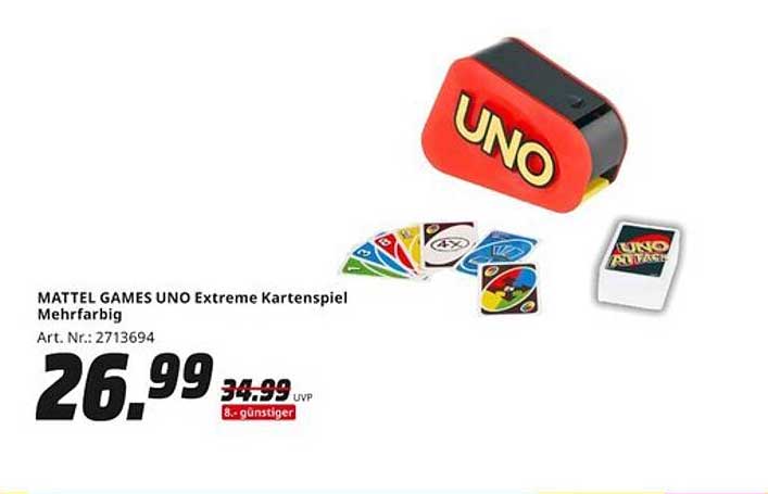 MATTEL GAMES UNO Extreme Kartenspiel Mehrfarbig