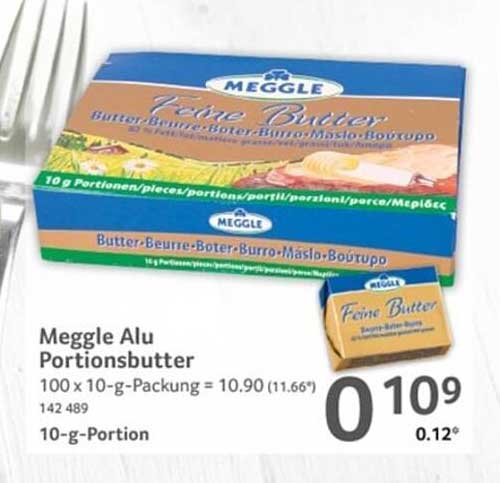 Meggle Alu Portionsbutter