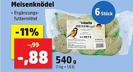 Meisenknödel 6 Stück