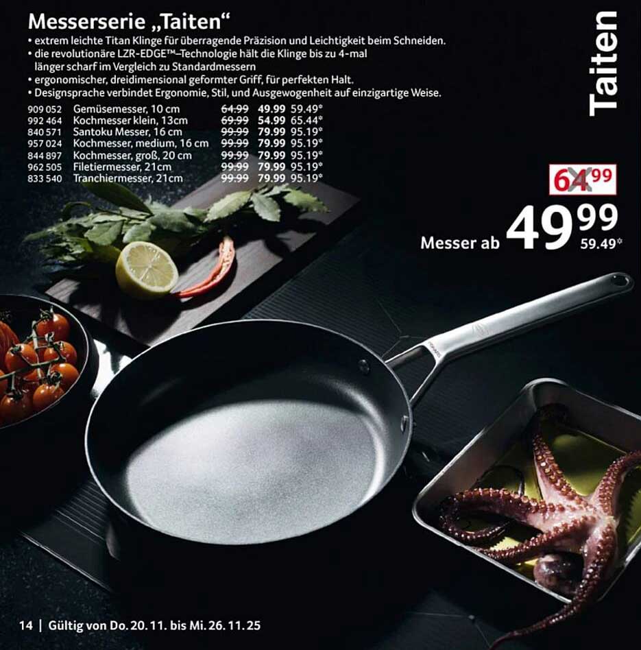 Messerserie „Taiten“ – Premium Messer für jede Küche