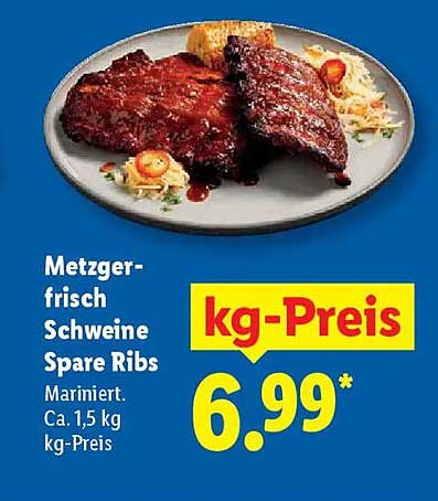 Metzgerfrisch Schweine Spare Ribs