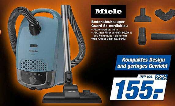 Miele Bodenstaubsauger Guard S1 nordicblau
