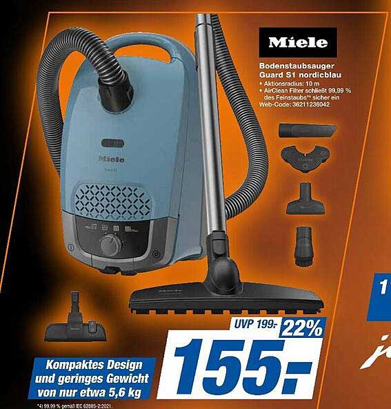 Miele Bodenstaubsauger Guard S1 nordicblau