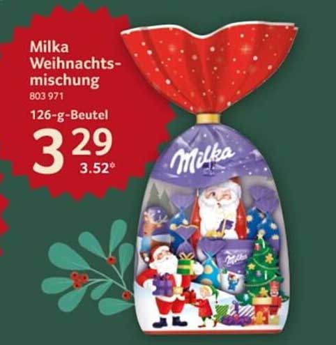 Milka Weihnachtsmischung 126-g-Beutel