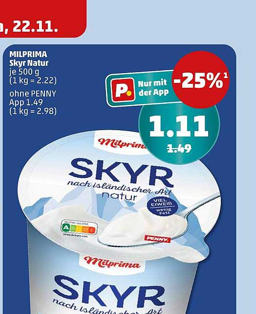 MILPRIMA Skyr Natur 500 g