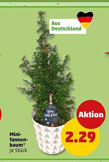 Mini-Tannenbaum* je Stück