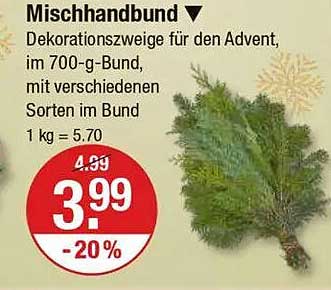 Mischhandbund - Dekorationszweige für den Advent