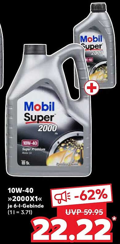 Mobil Super 2000 10W-40 6-l-Gebinde
