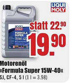 Motoröl »Formula Super 15W-40«