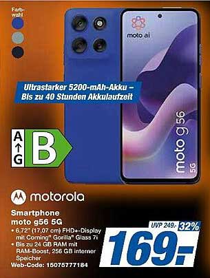 Motorola moto g56 5G Smartphone