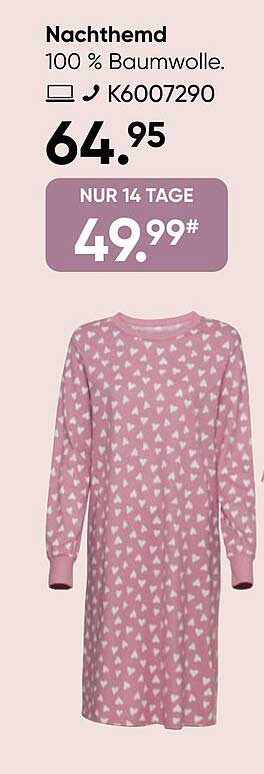 Nachtgestell aus 100 % Baumwolle - Kuschelig und Bequem