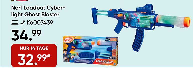 Nerf Loadout Cyber-light Ghost Blaster