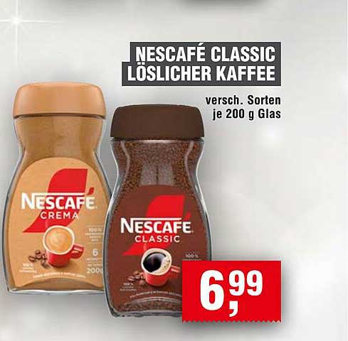NESCAFÉ CLASSIC LÖSLICHER KAFFEE